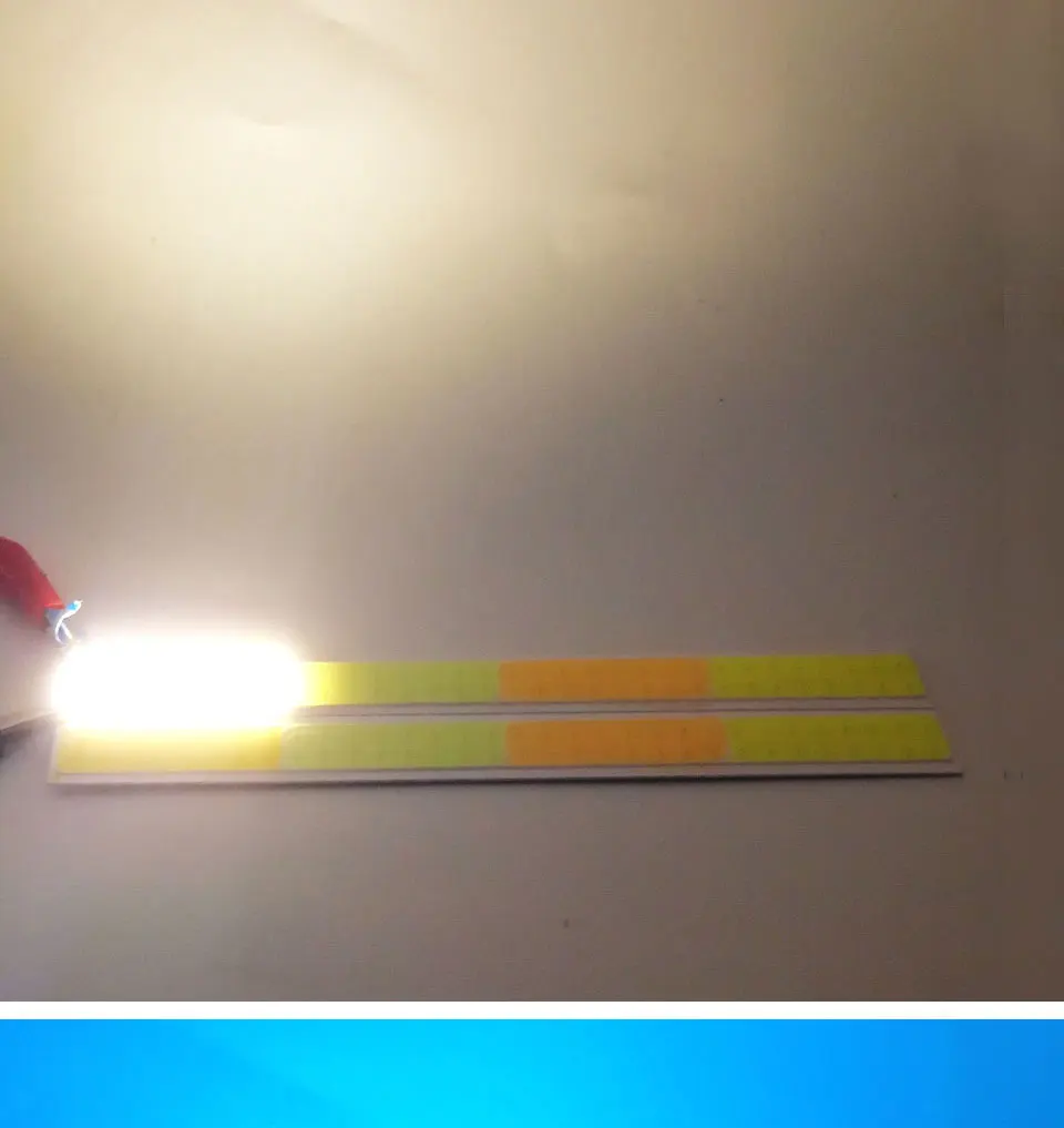 170x14.5mm 4 Colors COB LED Bar Lights 12V 4W LED Bulb Warm Cold White Blue Purple Colorful COB Lighting Source for DIY (7)