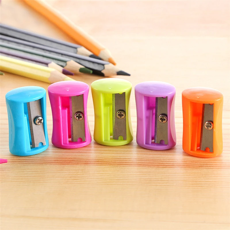 

Cute Kawaii Pencil Sharpener Stationary Office School Supplies Accessories Manual Pencil Sharpeners