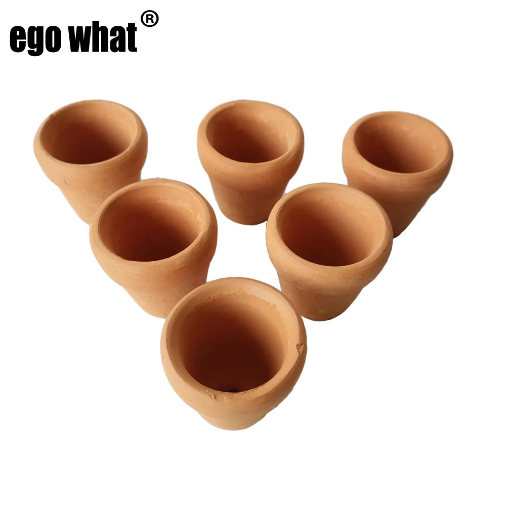 

100Pcs/Lot D3XH3CM Mini Ceramic flower pot cute Ceramic Nursery planter Micro landscape Ceramic pots