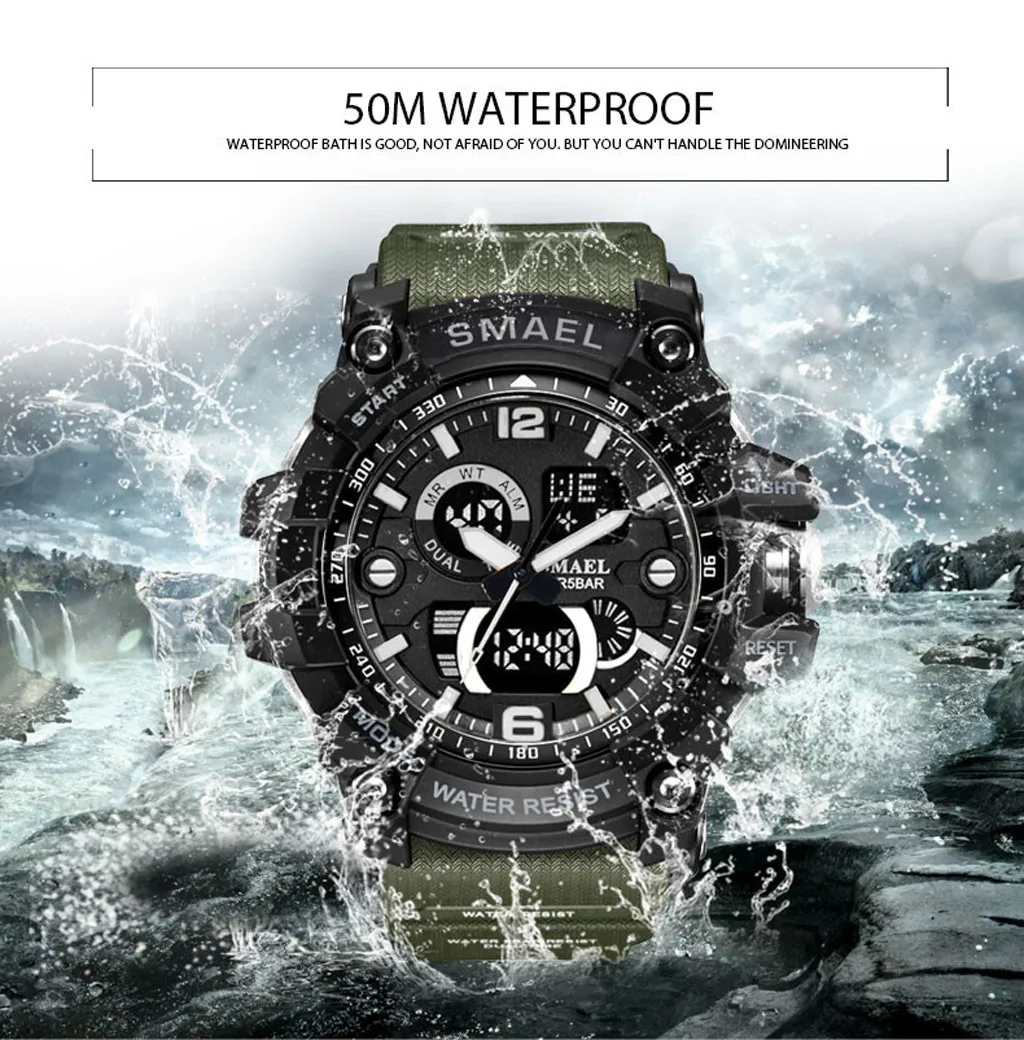 

OTOKY Men Watch Fashion Wristwatches Electronics Digital LED Military Men's Sports Waterproof Reloj Hombre Watch 19April24