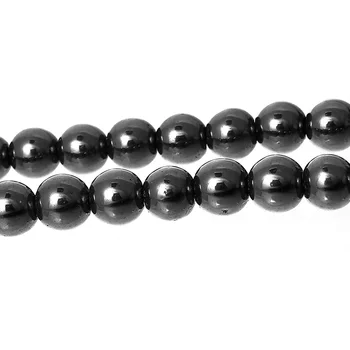 

DoreenBeads Created Hematite Round Loose Beads 6mm(1/4"), Approx 225Pcs (B17918)