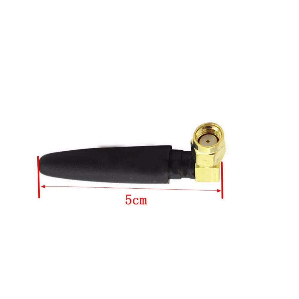 2.4GHz 2dBi Omni-direction Wifi Antenna RP-SMA Male Right Angle Connector for Wireless Devices,Cameras,Bluetooth Devices