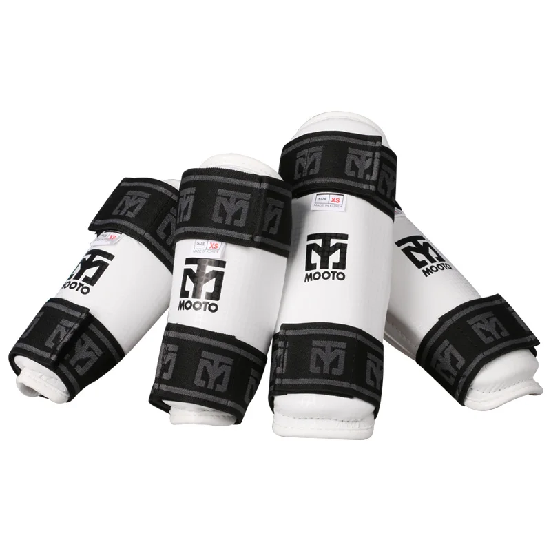 Mooto Taekwondo Forearm Protector WTF Approved TKD Shin Guard White