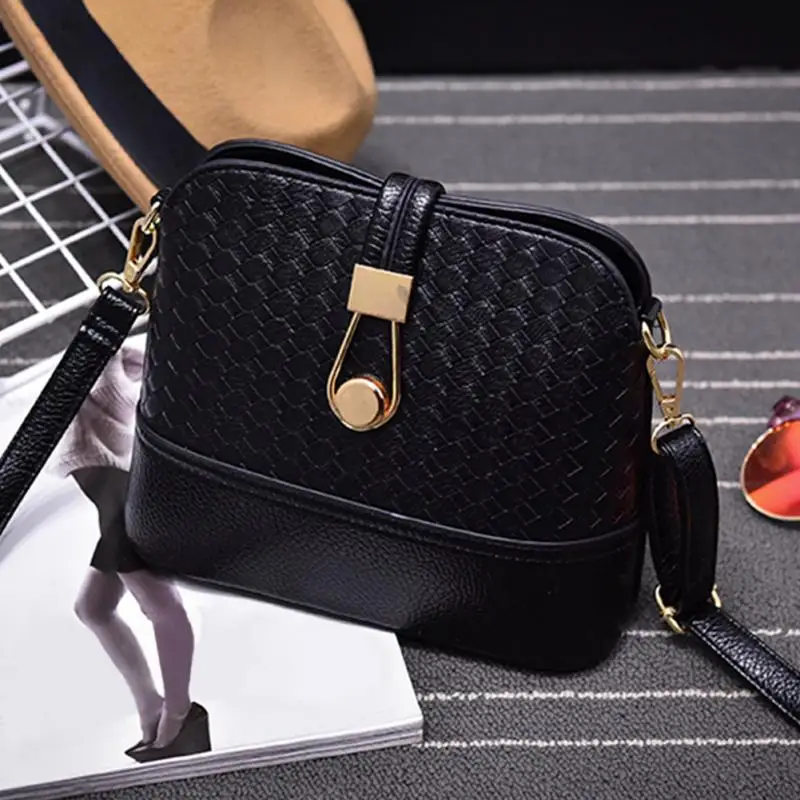 Женская сумка, модная плетеная Наплечная Сумка Хобо, сумка через плечо, сумка для женщин, золотая, серебристая, черная, высокое качество - Цвет: black