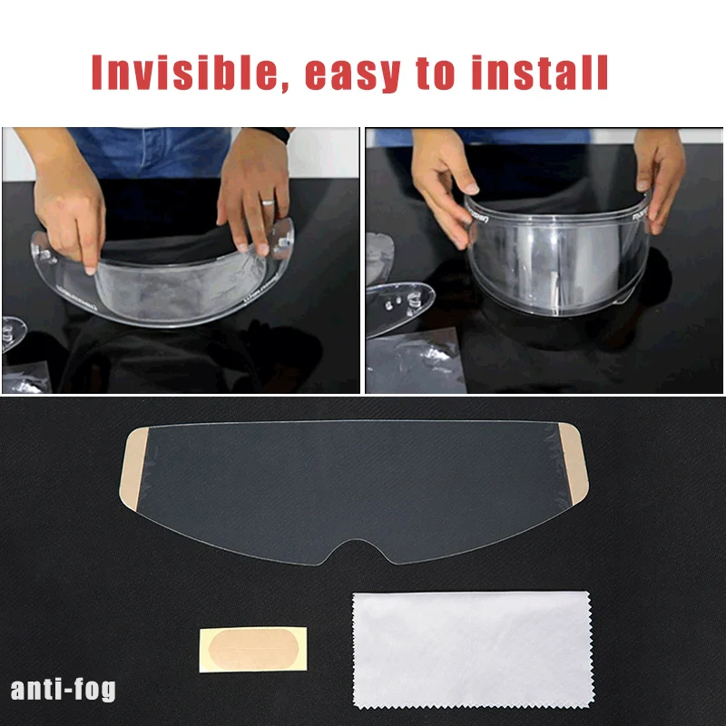 

Clear Pinlock Anti-fog patch Motorcycle Full Face Helmet Generic for K3 K4 AX8 LS2 HJC Marushin Helmets Lens Anti-fog visor