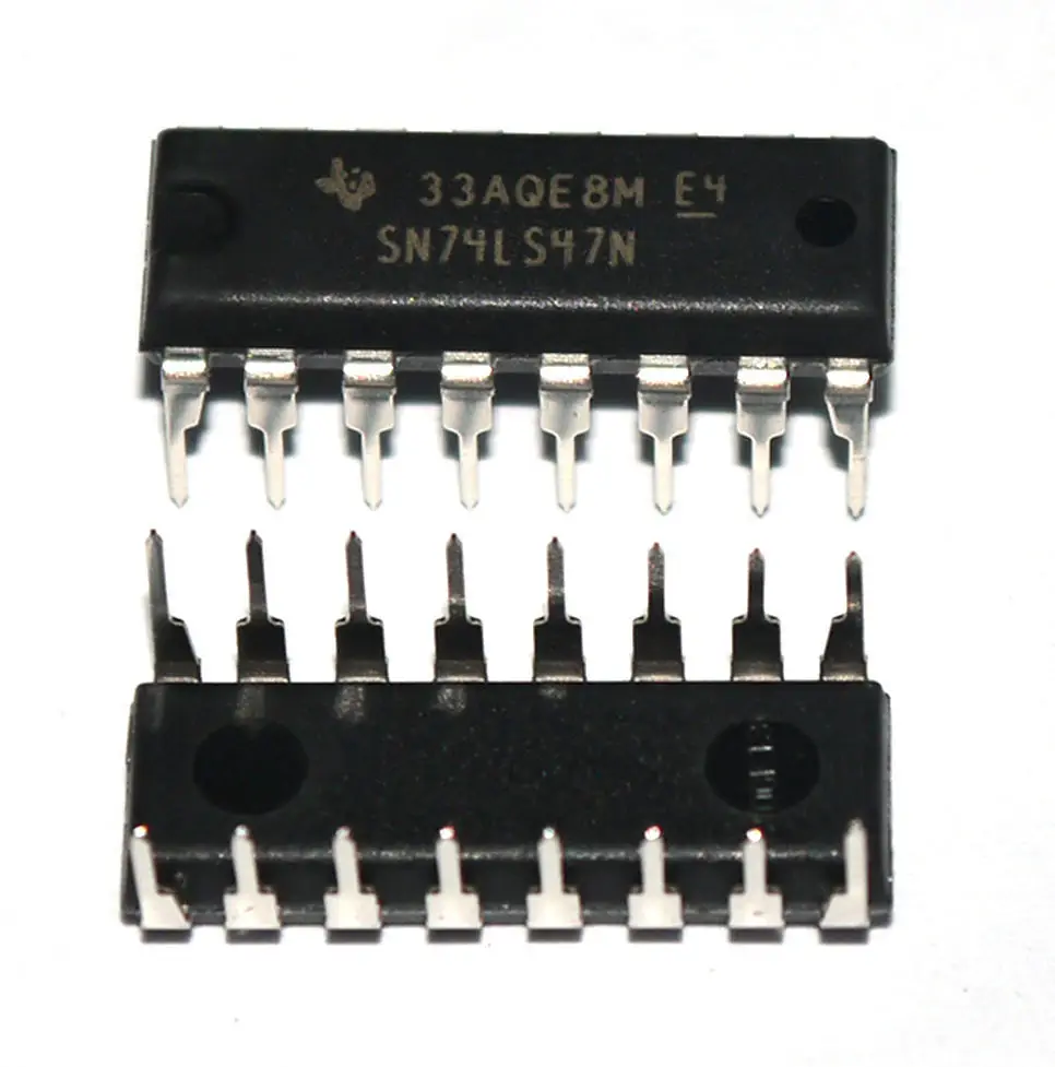 

1 PCS 74 ls47 7447 BCD seven segments decoder driver IC DIP - 16 hym selling