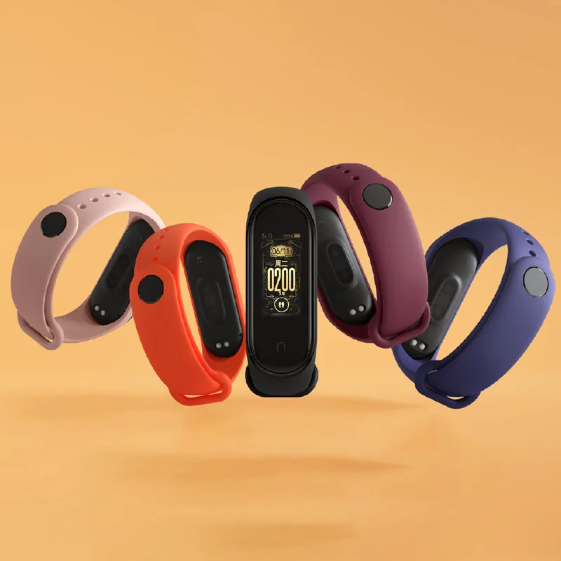 Смарт часы Xiaomi Mi Band 4 Браслет с функцией музыкального плеера пульсометра