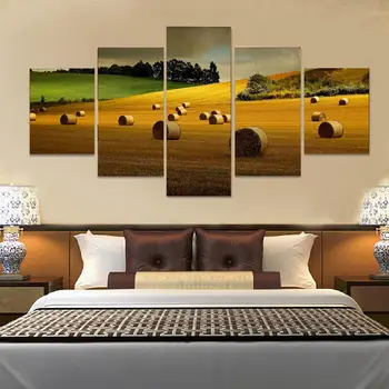 

Modern Wall Art Pictures Home Decor For Living Farmer Field Farmed Canvas Poster Canvas Print