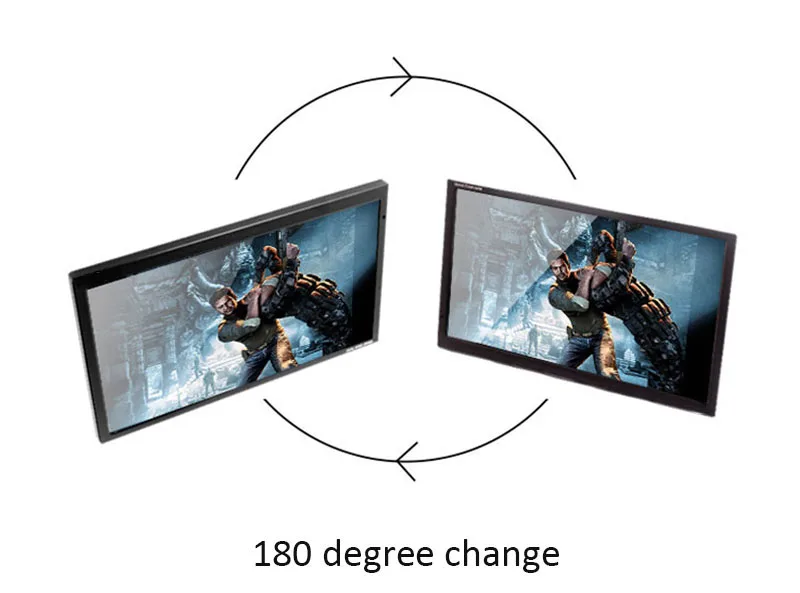 Портативный Экран hfsafety 17 3 дюйма USB Type C для PS4 XBOX автомобиля с HDMI VGA 1080P без
