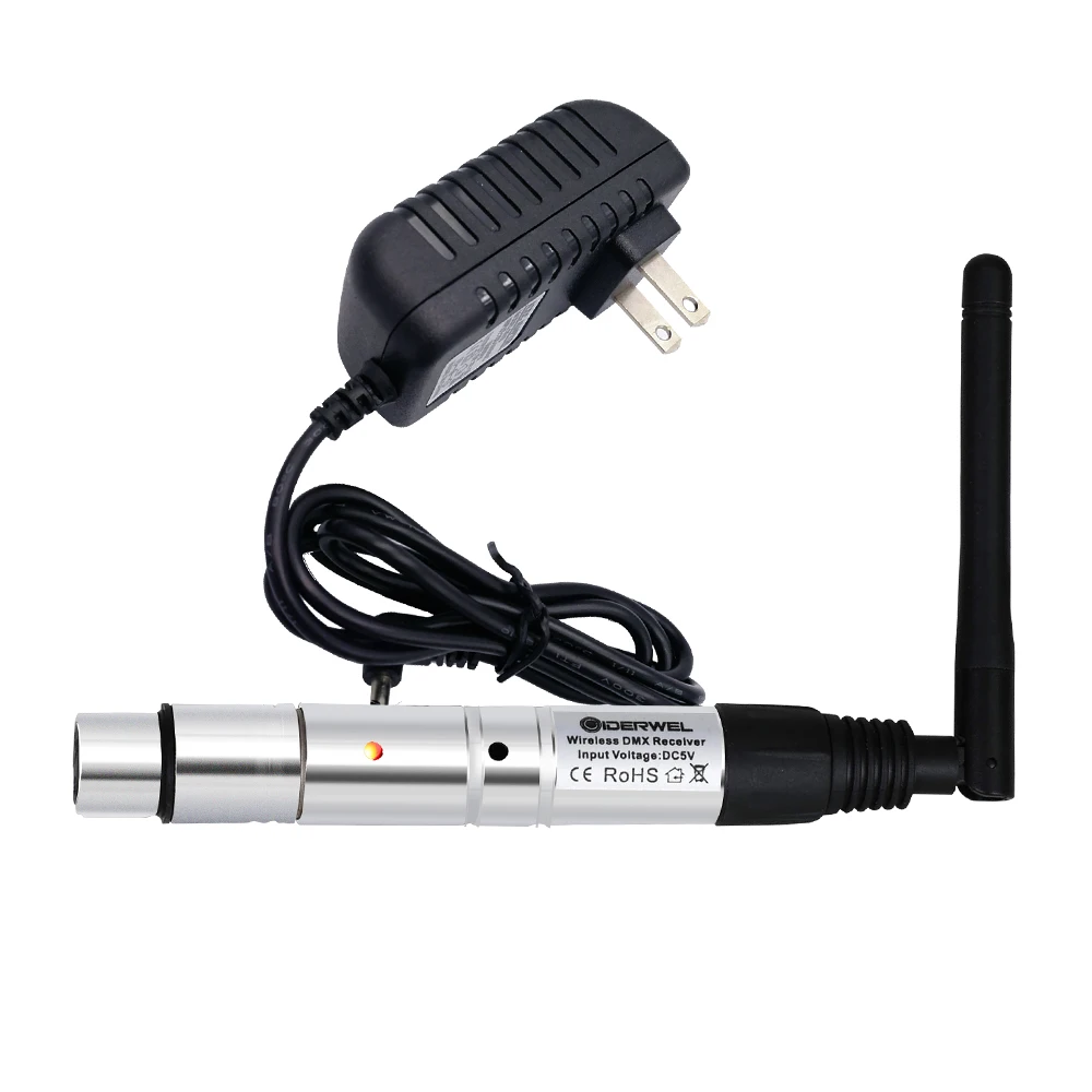 Wireless DMX512 Receiver Transmitter controller 2.4G ISM DMX Dfi DJ dmx512 Receiver wireless antennafor Stage Light PAR Light dmx512 2 4g ism wireless receiver