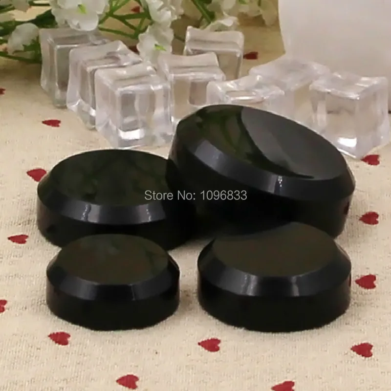  Empty Skin Care Packing Bottle Black Plastic Jar Facial Mask Cream Bottle Eye Cream Box Containers (3)