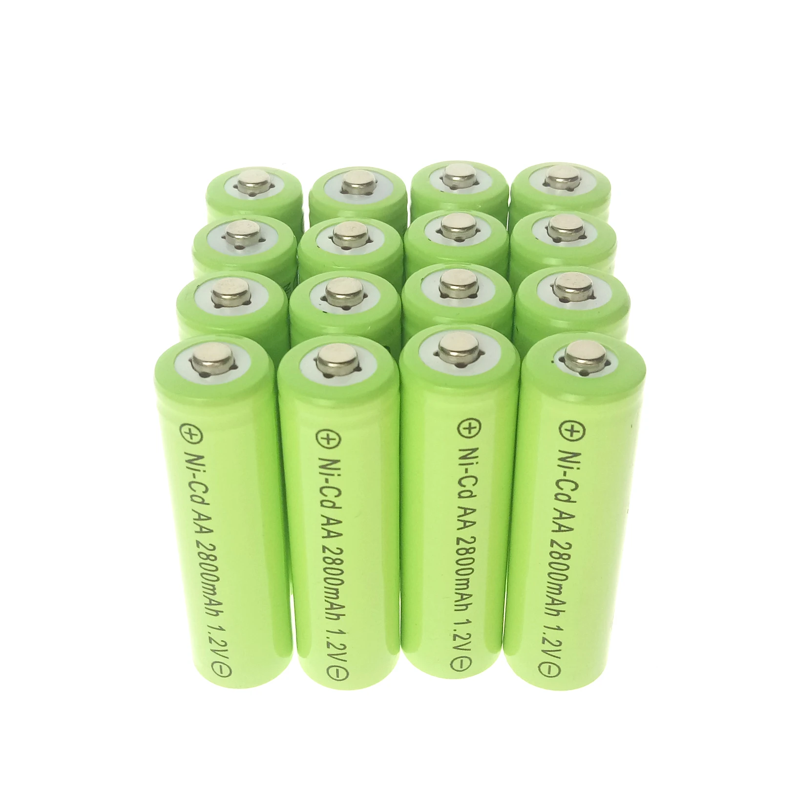 4-100 шт AA перезаряжаемые батареи NiCd 2800mAh 1,2 v Сад Солнечный Ni-Cd светильник светодиодный A20 зеленый