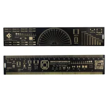 

20cm Multifunctional PCB Ruler EDA Measuring Tool Chip IC Electronic Engineers PCB Protractor For Geeks Makers Reference Ruler
