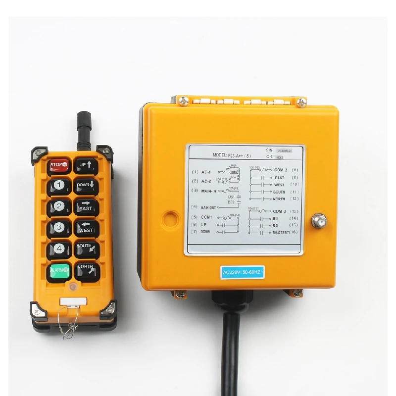 JoHigh F23-A++ промышленный пульт Дистанционного Управления Подъемный Кран кнопочный переключатель 1 передатчик+ 1 приемник