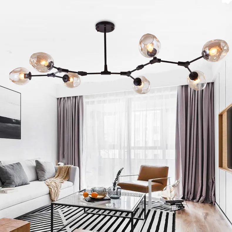Art Deco Chandelier Lighting Fixtures For Living Dining Room Lustre Led Luminaria Chandeliers 23