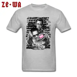 2018 серая футболка для человека хлопковая Футболка Funky уличная комиксы Герой Одежда с рисунком Смешные группы топы хип-хоп футболки