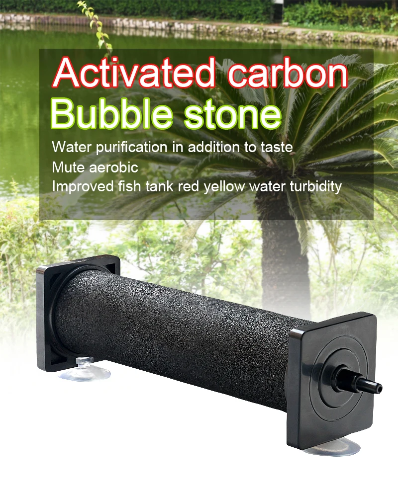 

Air Stone Cylinder Bubble Diffuser Airstones for Aquarium Fish Tank Air Pump 8" 12" Hydroponics Pond Aerator