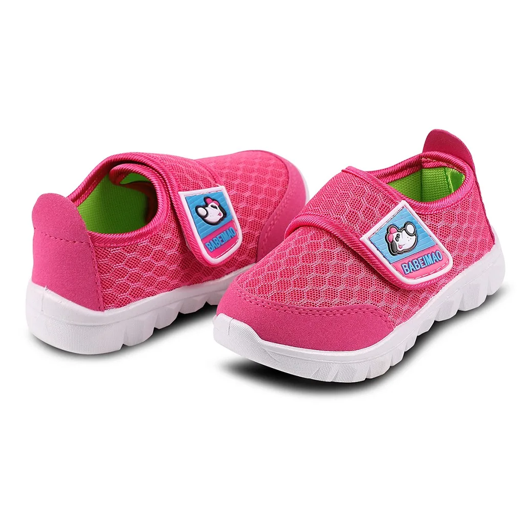 Toddler Infant Kids Baby Girls Boys Cartoon Mesh Run Sport Casual Sneakers Shoes Детская Обувь Kids Shoes Boys Shoes