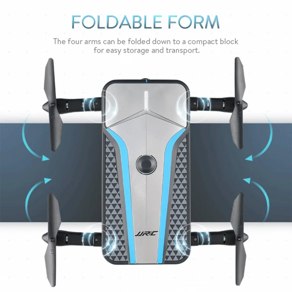 

JJR/C H62 Drone Wifi FPV 720P Camera Foldable Drone Altitude Hold Headless Mode Optical Flow Postion Auto-Follow RC Quadcopter