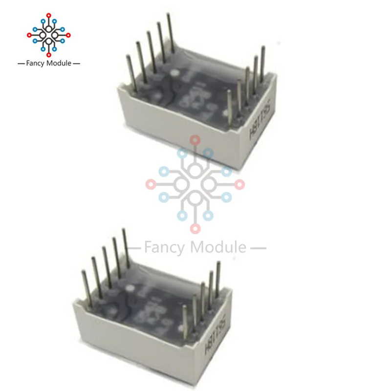 10 шт. общий анод 10-контактный 1 бит 7 сегментный 0,5" синий светодиодный дисплей цифровой трубки
