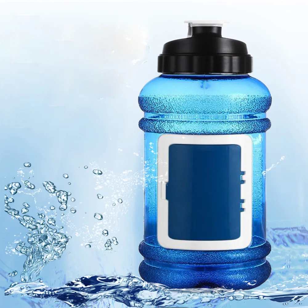 Спортивная бутылка 2.2L для воды большая бутылка My bottle BPA бесплатно для занятий спортом, тренажерного зала бутылка для воды крышка чайник тренировки бутылки