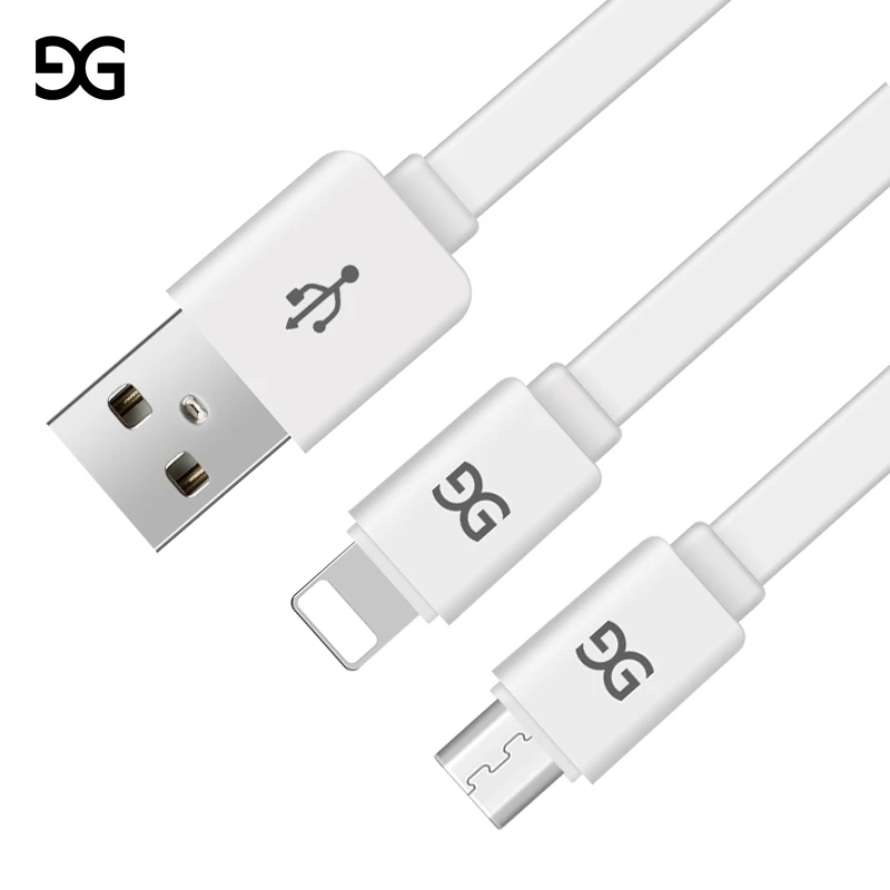 USB кабель GUSGU для iPhone Micro usb type c плоский синхронизации данных 2 А кабели быстрой