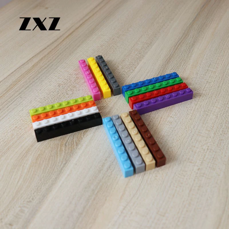 

50pcs/lot Bricks 1x8 Building Self-Locking Blocks Compatible With Legoes 3008 Bricks Bulk MOC Car Accessory Kids Super Toys