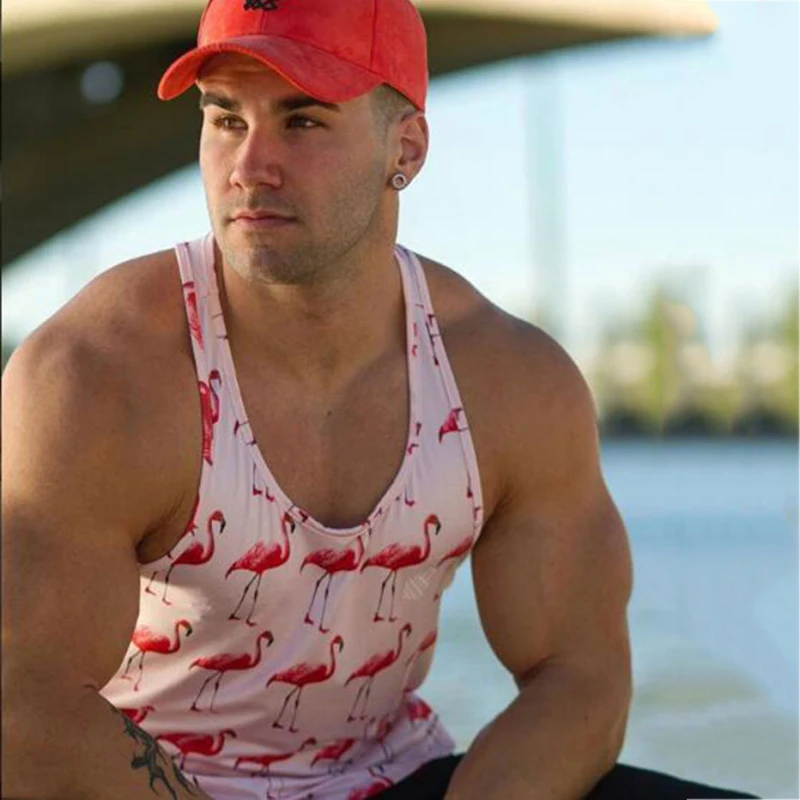 Sports Top Running Vest Men's tank top (23)