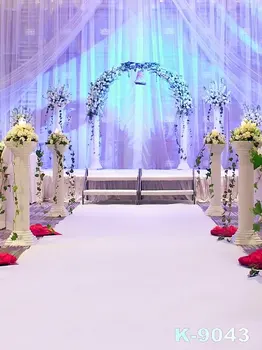 

Dream Wedding Ceremony Photography Backgrounds Vinyl Cloth Floral Photo Background Computer Printed Valentine Backdrop