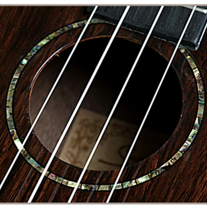 Гавайские гитары укулеле 21 24 26 дюймов все черное дерево мини Electri сопрано концертный тенор акустические гитары 4 струны Ukelele пикап туристическая гитара