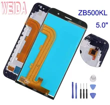 WEIDA For ASUS Zenfone Go ZB500KL X00AD LCD Display Touch Screen Digitizer Frame Assembly 100% Tested 5.0 WEIDA For ASUS Zenfone Go ZB500KL X00AD LCD Display Touch Screen Digitizer Frame Assembly 100% Tested 5.0