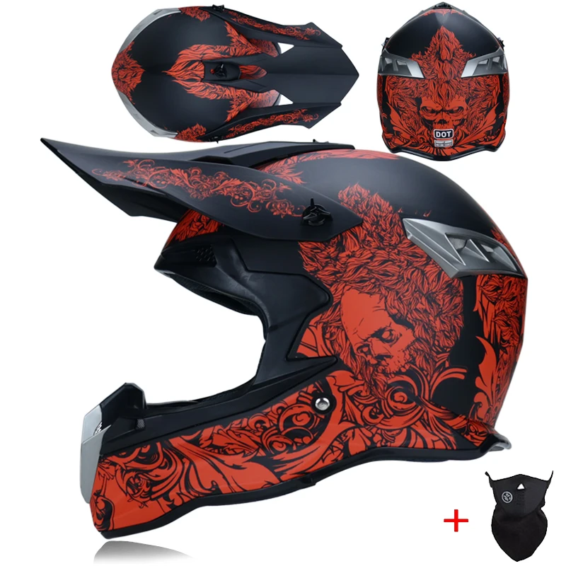 

New Arrivals Helmet For Motorcycle Motocross Capacete Vintago Motorcycle Helmets Abs Unisex Dot Hot Sale Racing Off Road Helmet