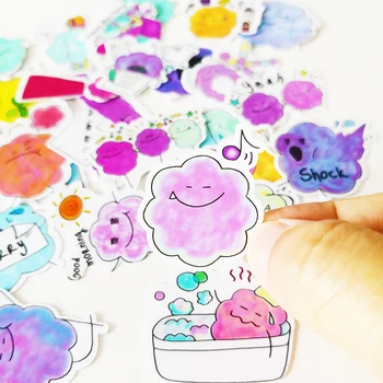 

20/40pcs Cute colorful Cloud Memo Stickers Pack Posted It Kawaii Planner Scrapbooking Stickers Stationery Escolar School Supplie