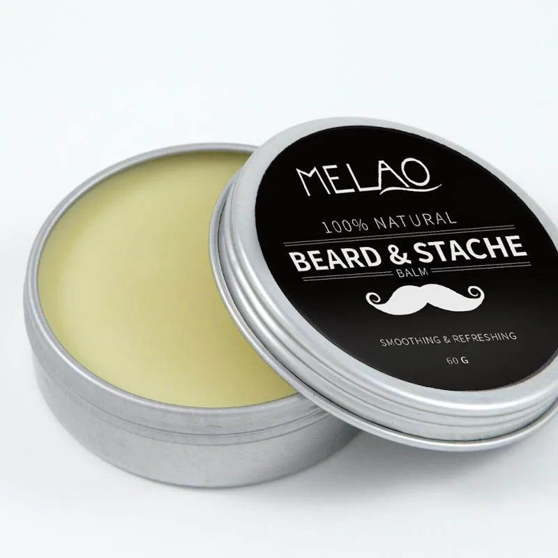 Melao, новинка, органический натуральный воск для ухода за бородой, бальзам для мужчин, уход за бородой, Стайлинг, увлажняющий эффект, кондиционер для бороды, 60 г