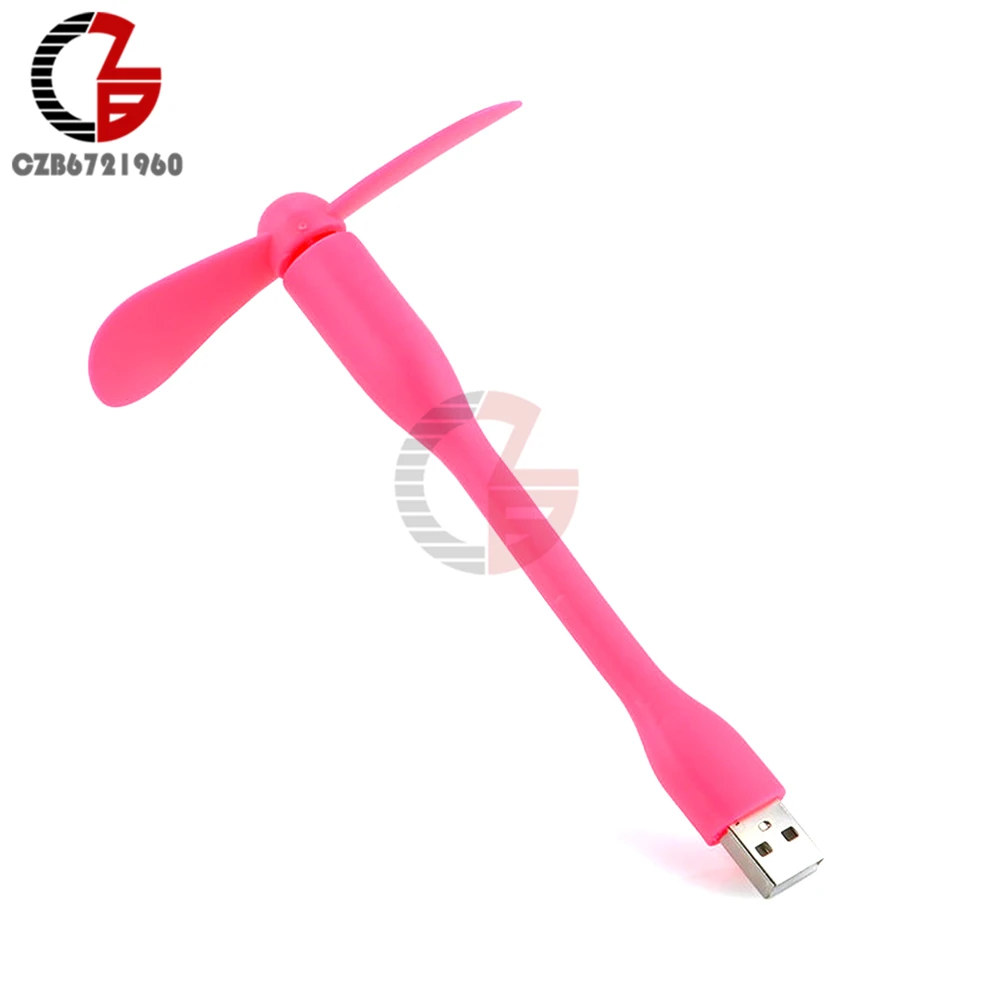 Портативный Гибкий мини вентилятор охлаждения USB для ноутбука настольного