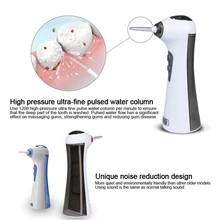 Ирригатор для полости рта, 120 мл, USB, перезаряжаемый, портативный, зубная нить, резервуар для воды, портативный, для ежедневной чистки зубов, тупой стоматологический блок