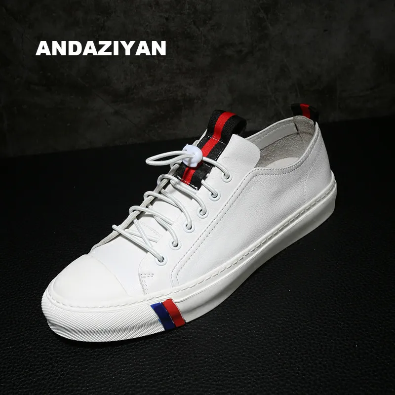

Summer new England breathable leather shoes one pedal lazy casual men shoes