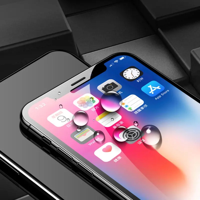 Закаленное стекло для iPhone 7 Защитное экрана Защитная пленка X XS MAX XR 6 6S 8 Plus