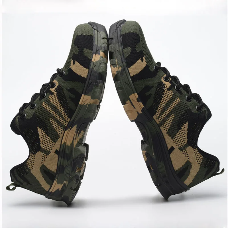 Защитная обувь со стальным носком, обувь для мужчин, рабочая обувь, Мужская дышащая сетка, Размер 12, износостойкая обувь, GXZ526-2