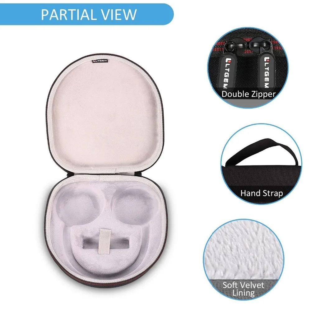 

LTGEM EVA Storage Travel Carrying Case For B&O PLAY by Bang&Olufsen Over-Ear Beoplay H4 Wireless Headphones