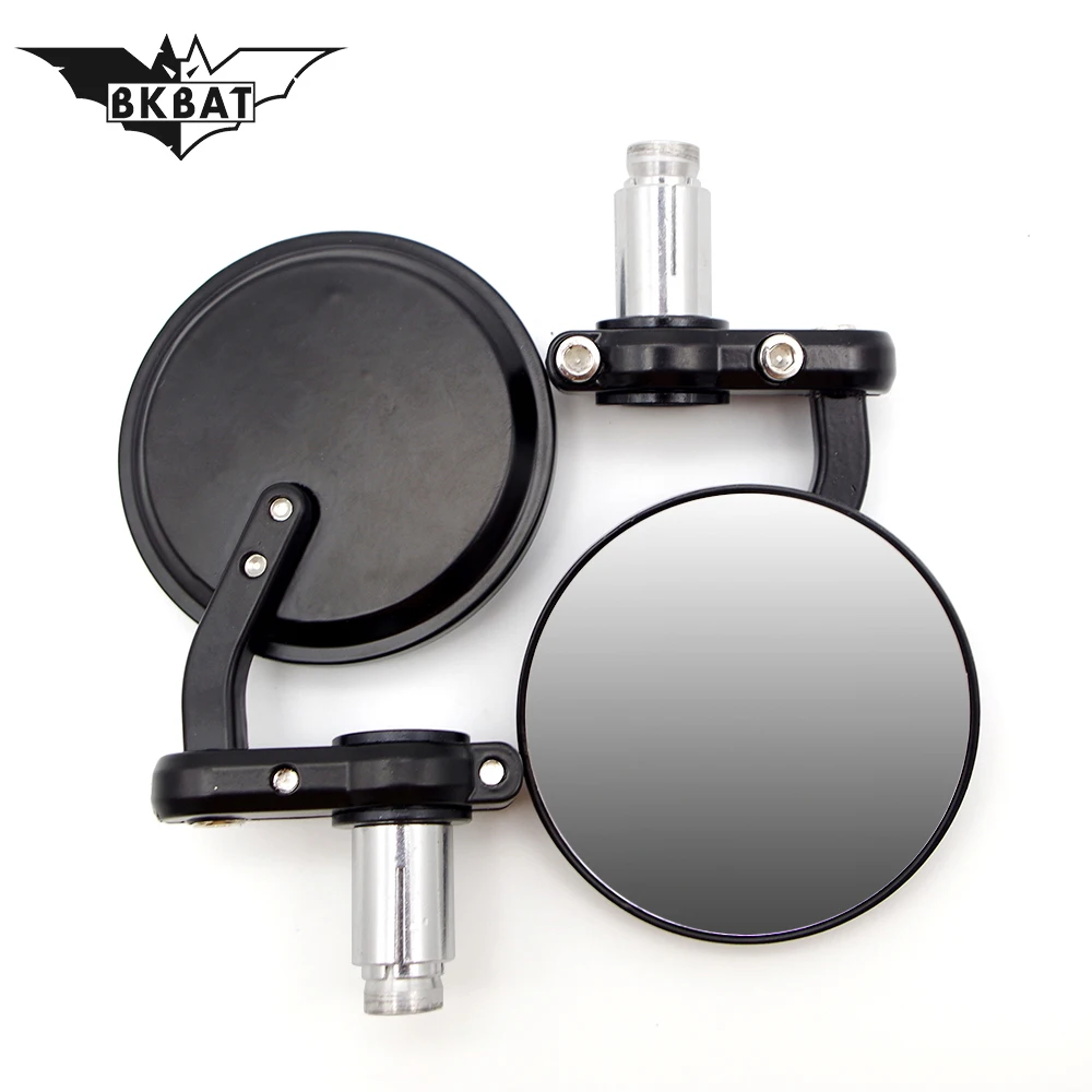 

Round motorcycle accessori rearview Handlebar mirrors Black retroviseur moto For Vespa sprint vespa px vespa piaggio lx gts