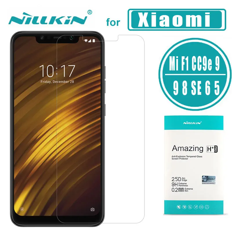 Para Xiaomi Pocophone F1 Nillkin Anti-Huella Digital Protector Protector de pantalla Para Xiaomi Pocophone F1 Nillkin Anti-Huella Digital Protector Protector de pantalla