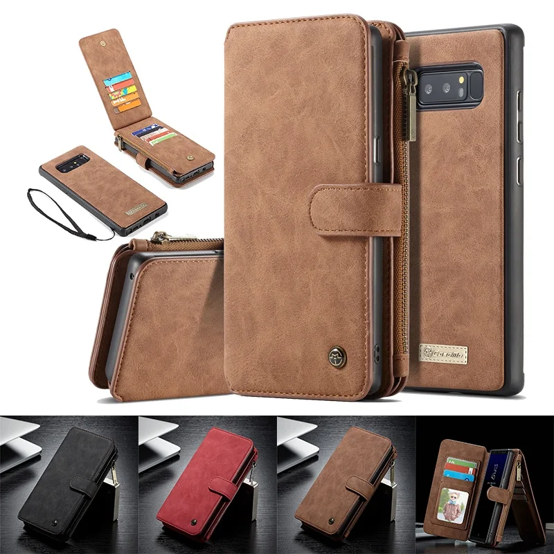 

Genuine Leather Wallet Case for Samsung S10 Note 8 9 S7 Edge S8 S9 Plus Flip Cover for iPhone XS Max XR X 6 6s 7 8 Plus 5 5s SE