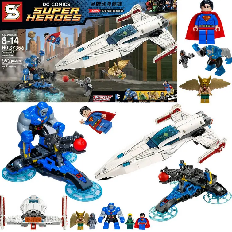 lego superheroes darkseid invasion