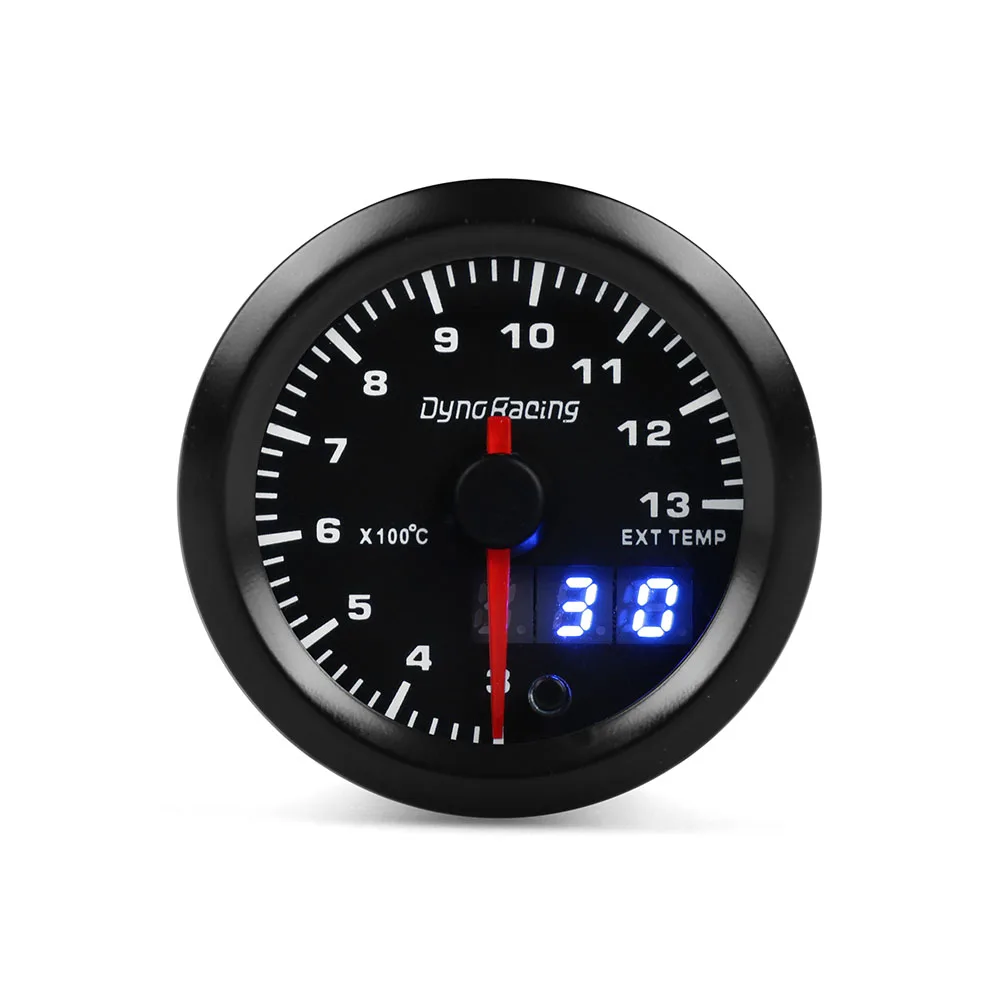 Измеритель температуры выхлопных газов Dynoracing BX101503 2 дюйма 52 мм 7 цветов Led 300 1300