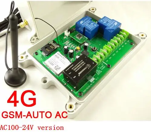 Водонепроницаемый IP65 4G gsm реле sms вызов пульт дистанционного управления gsm ворот переключатель для управления бытовой техники парковка syst
