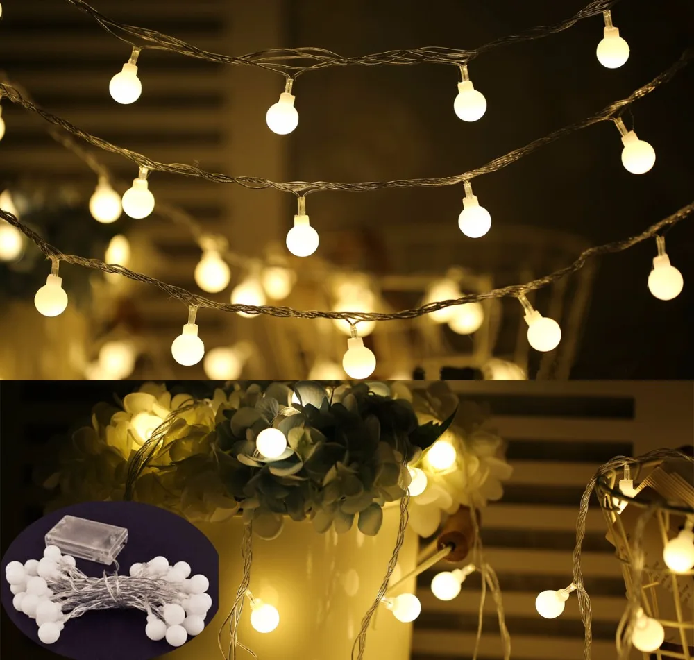 Warm Light 10pcs & 20pcs Led Lights Christmas Decorations For Home