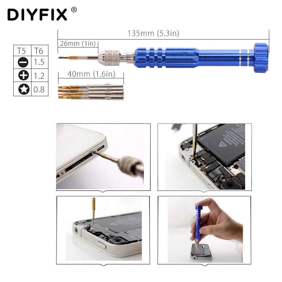 DIYFIX 20 в 1 Набор инструментов для ремонта смартфонов ЖК дисплей Экран открытые