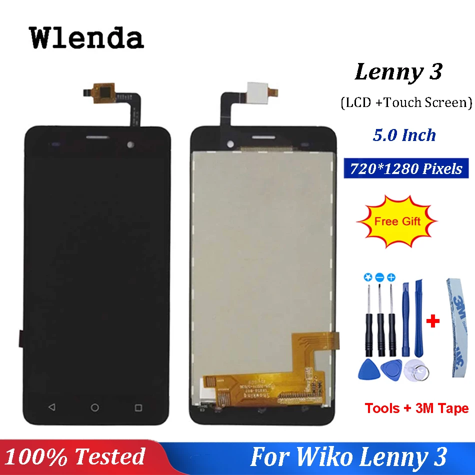 

For Wiko Lenny 3 LCD Display+Touch Screen Assembly Repair Parts Replacement Accessories For Wiko Lenny 3 lcd+free tools