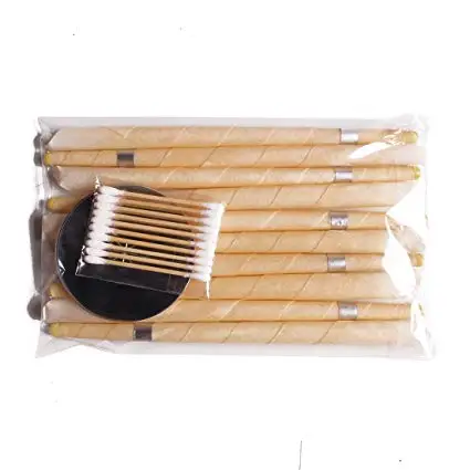

Ear Wax Removal Candle Natural Beeswax Ear Candles 10 Ear Wax Remover - 10Pcs with Protective Discs and Cotton Swab